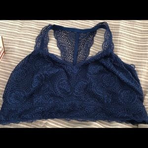 Blue/ Navy Bralette. Size 22/24